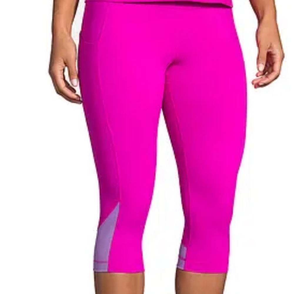 Brooks Method 1/2 Crop Tight-Size L-Magenta